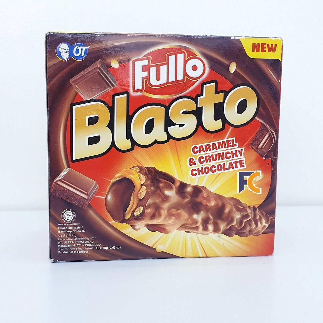 Fullo Blasto Chocolate Wafer - 15 Piece