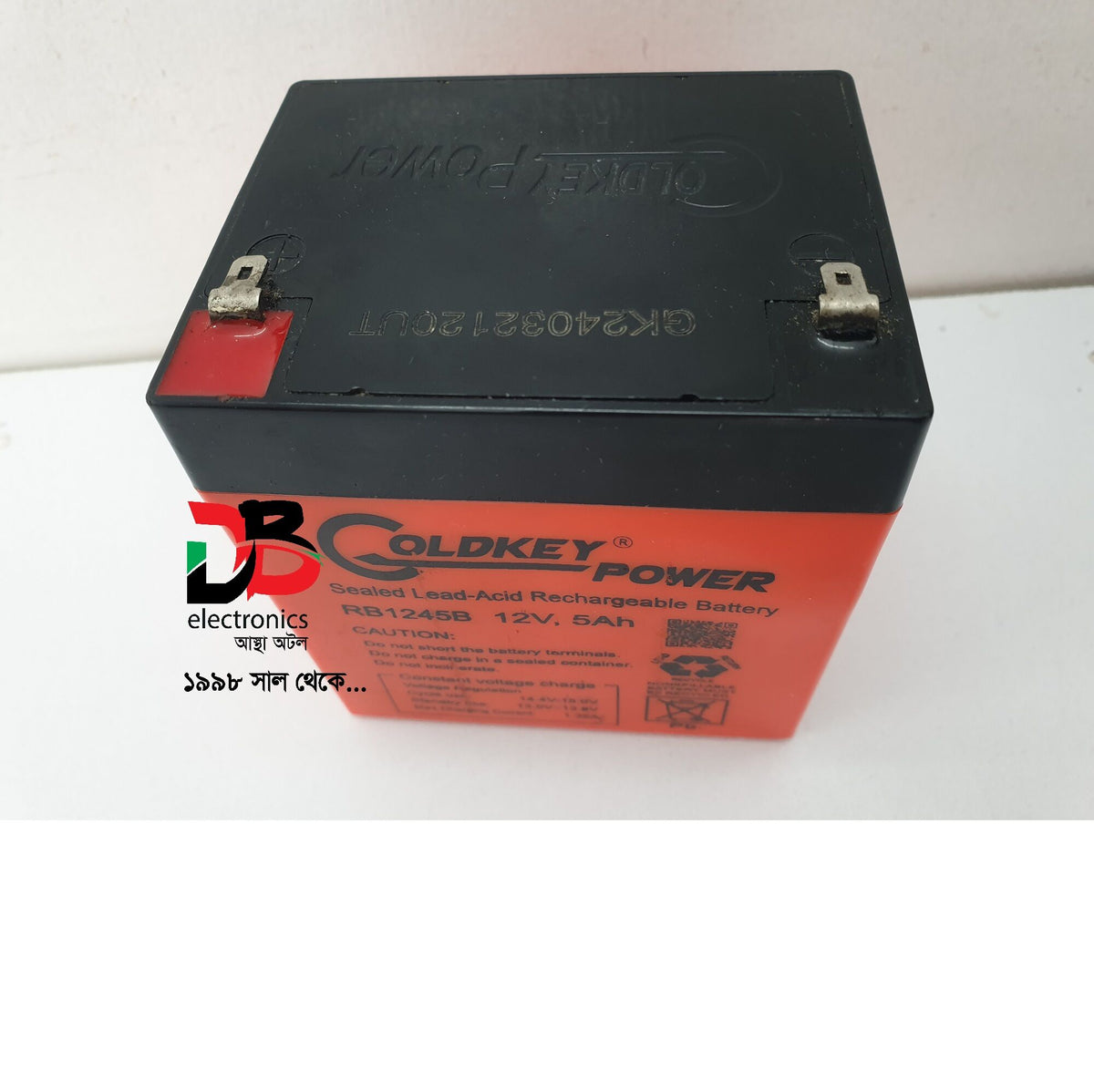 Battery DJ / Goldkey 12V 5Ah Lead Acid/Dry Cell Battery For Dc Fan, Warranty: 06 Months