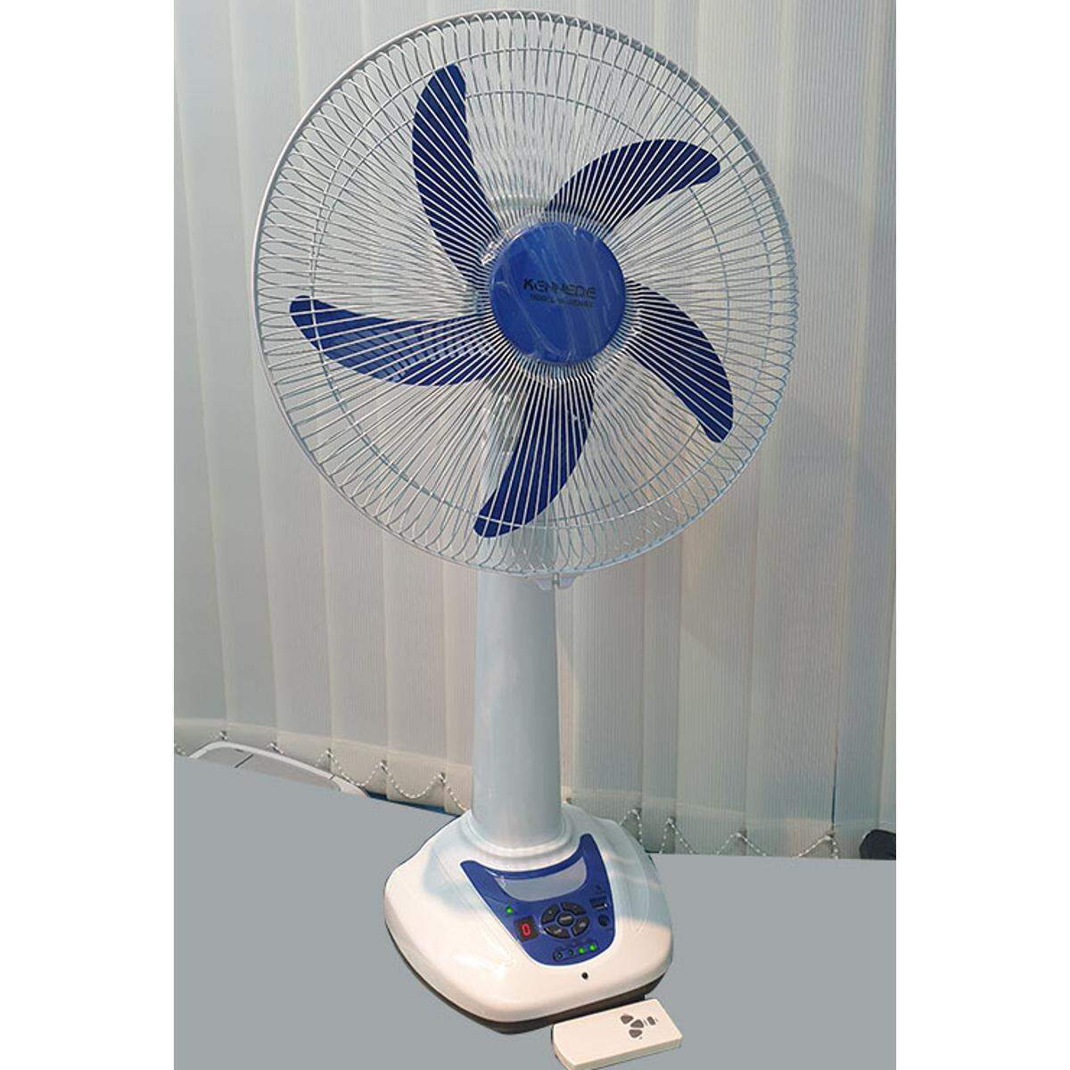 Rechargeable Fan Kennede 3936RS Remote control 16"(inch) Quarter Stand (Warranty 01 year Service Warranty 03 years)