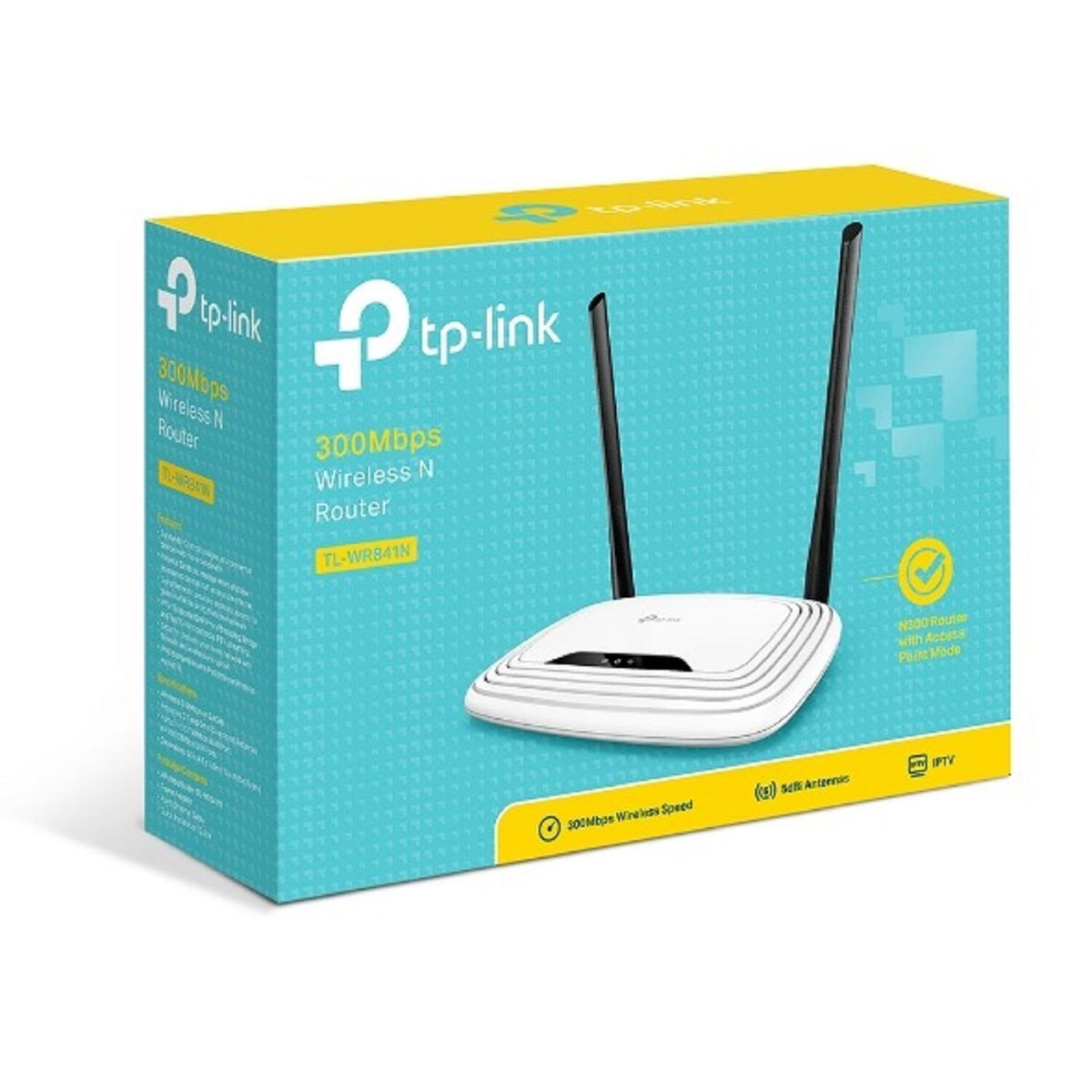 Router TP-Link TL-WR841N (Warranty: 02 Years, Service Warranty: 05 Years).