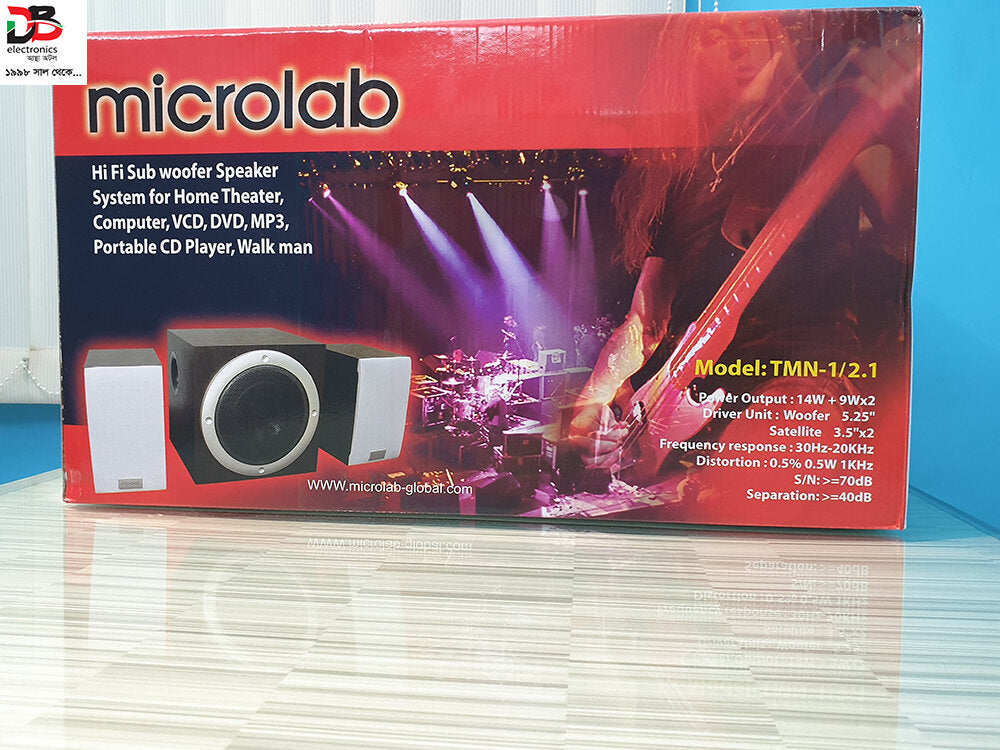 Speaker Microlab TMN-1/2.1 Bluetooth, Warranty: 02 Years & Service Warranty: 05 years.