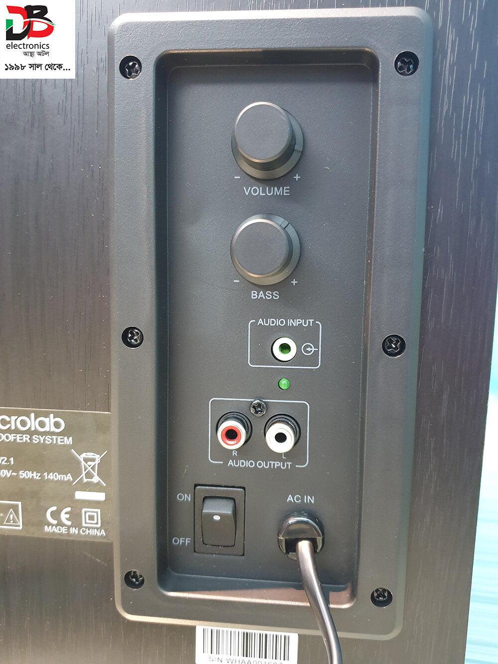 Speaker Microlab TMN-1/2.1 Bluetooth,  Warranty: 02 Years & Service Warranty: 05 years.