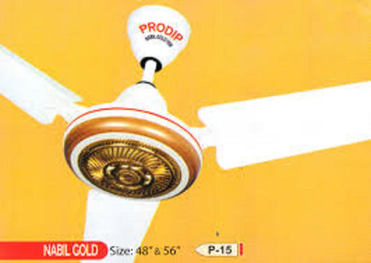 Ceiling Fan Prodip Nabil Gold 56" ( Only 3 years replacement guarantee )