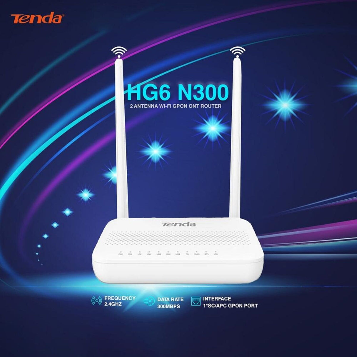 Router HG6 N300 (Warranty: 02 Years, Service Warranty: 05 years)