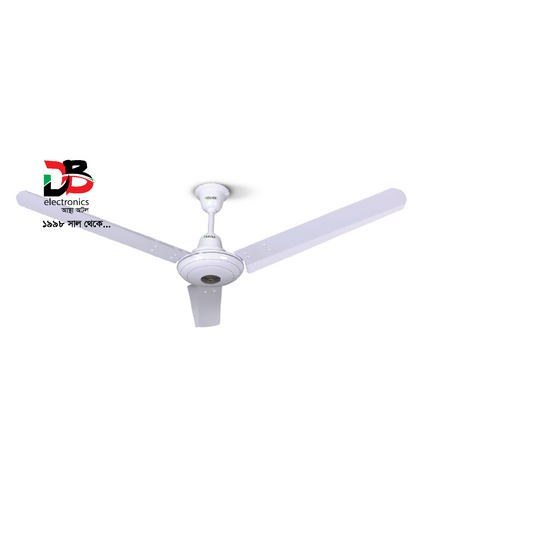 Ceiling Fan Click Crown 56" White ( Warranty: 7 years. Service Warranty 10Years )