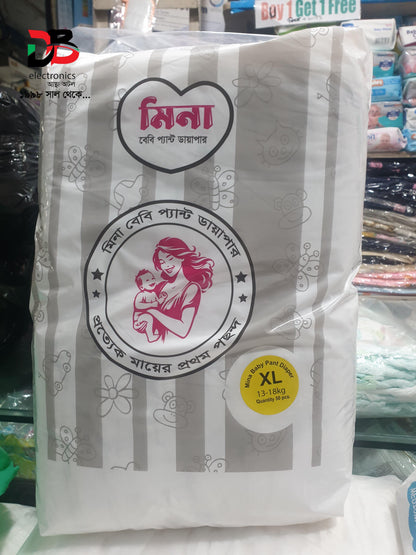 Diaper Baby Pant Diaper Mina XL 50Pcs