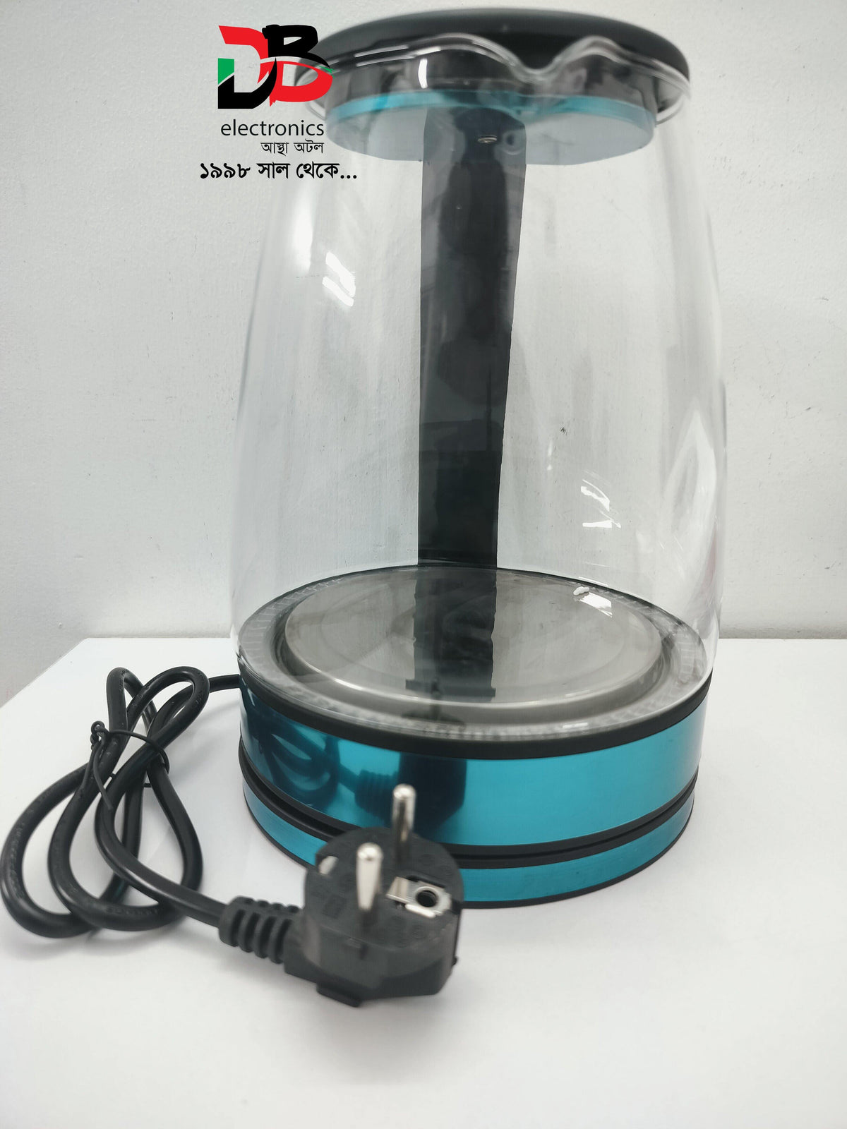 Electric Kettle Jaipaan ARE-015 2.0L Glass & Stainless Steel Cordless Kettle 1500W.