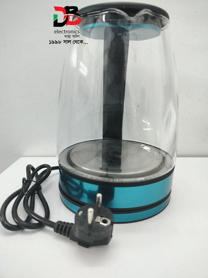 Electric Kettle Jaipaan ARE-015 2.0L Glass & Stainless Steel Cordless Kettle 1500W.