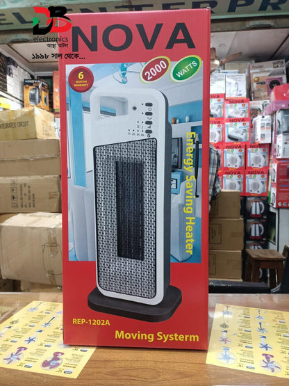 Room Heater 2000 Watt 1202A ( Warranty: 1 Year & Service Warranty: 2 Years)