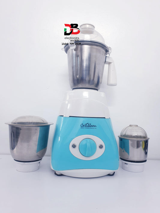 Blender Octagon Caribbean Mixer Grinder & Blender 900W – 3 Stainless Steel Jars.