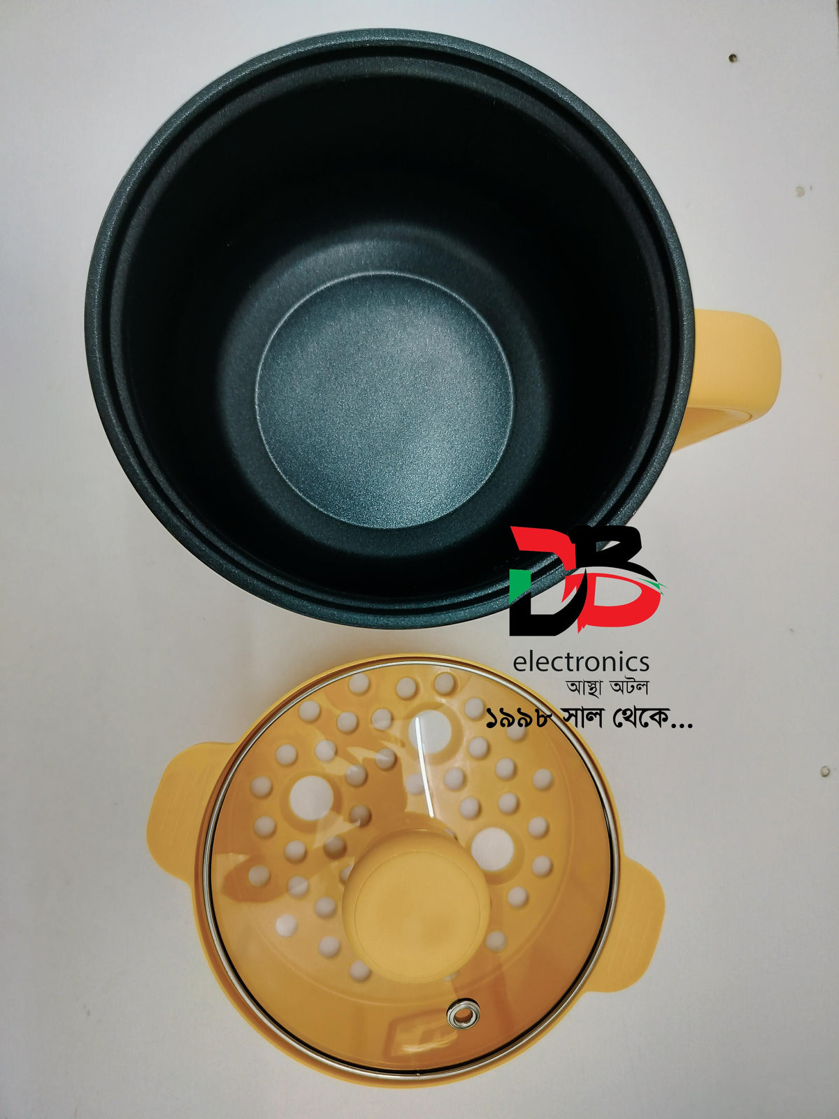 Multifunctional 900 Watt Electric Cooker Prestige  With Steamer 02L , Service Warranty 02 Years.