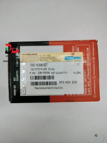 Best Quality Pip Horn Indian Uno Minda D70 for Bike Or Car