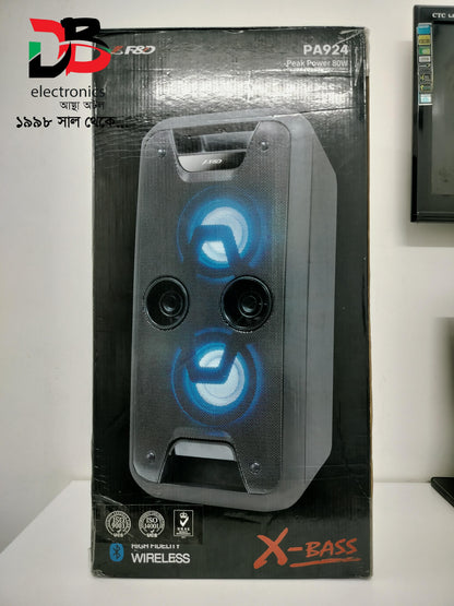 Speaker F&D Bluetooth Party with MIC PA924 Warranty: 01 Year Warranty.