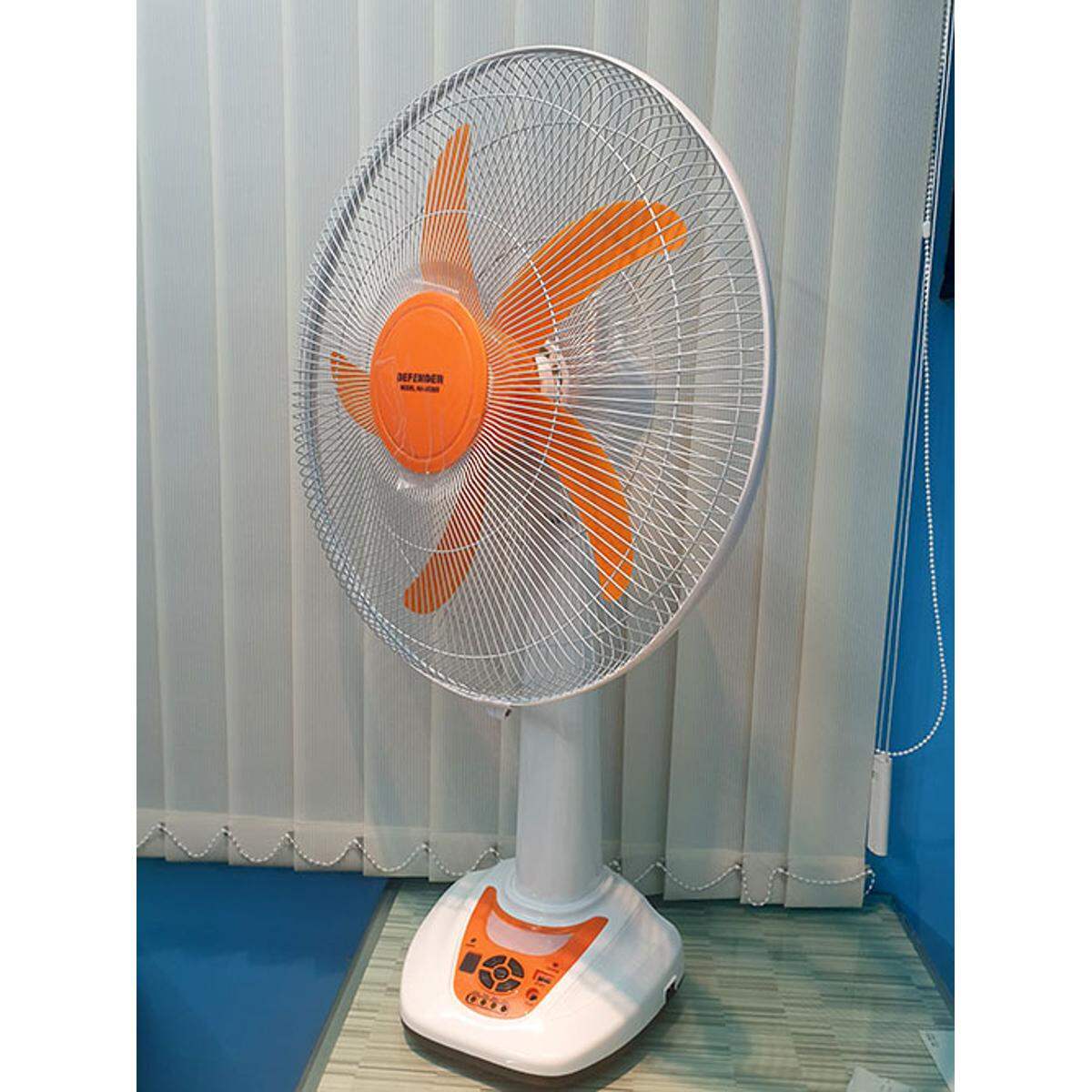 Rechargeable fan (With Digital Power Display) Defender/Kennede (18") 0038S  (Warranty 01 year Service Warranty 03 years)