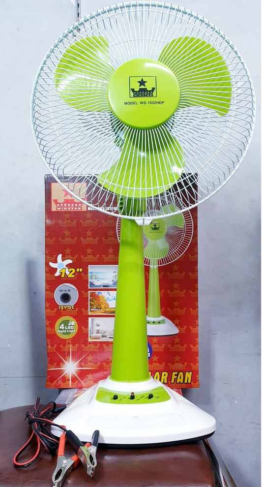 Solar Fan Winstar 12" WS-1032HDP (Warranty: 1 Year, Service Warranty: 3 Years)
