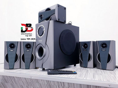 Speaker DigitalX X-M1008BT 5.1 Sound with LED Warranty: 02 Years & Service Warranty: 05 Years.