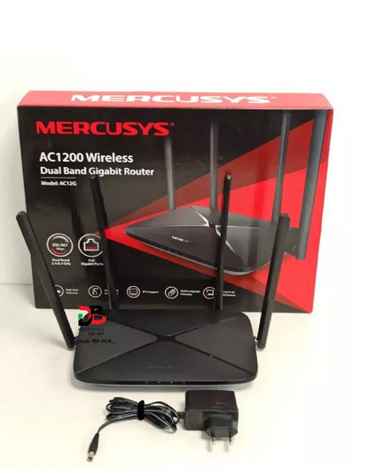 Router Mercusys AC12G AC1300 Wireless Dual Band (Warranty: 02 Years, Service waranty: 05 Years)