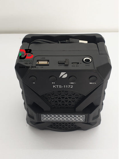 Wireless Bluetooth Speaker 3" KTS-1172 Speaker With Microphone System (Only Service Warranty: 02 Years)