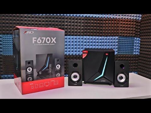 Speaker F&D F670X 2.1 Bluetooth Multimedia Speaker (Warranty: 02 Years, Service Warranty: 05 years)