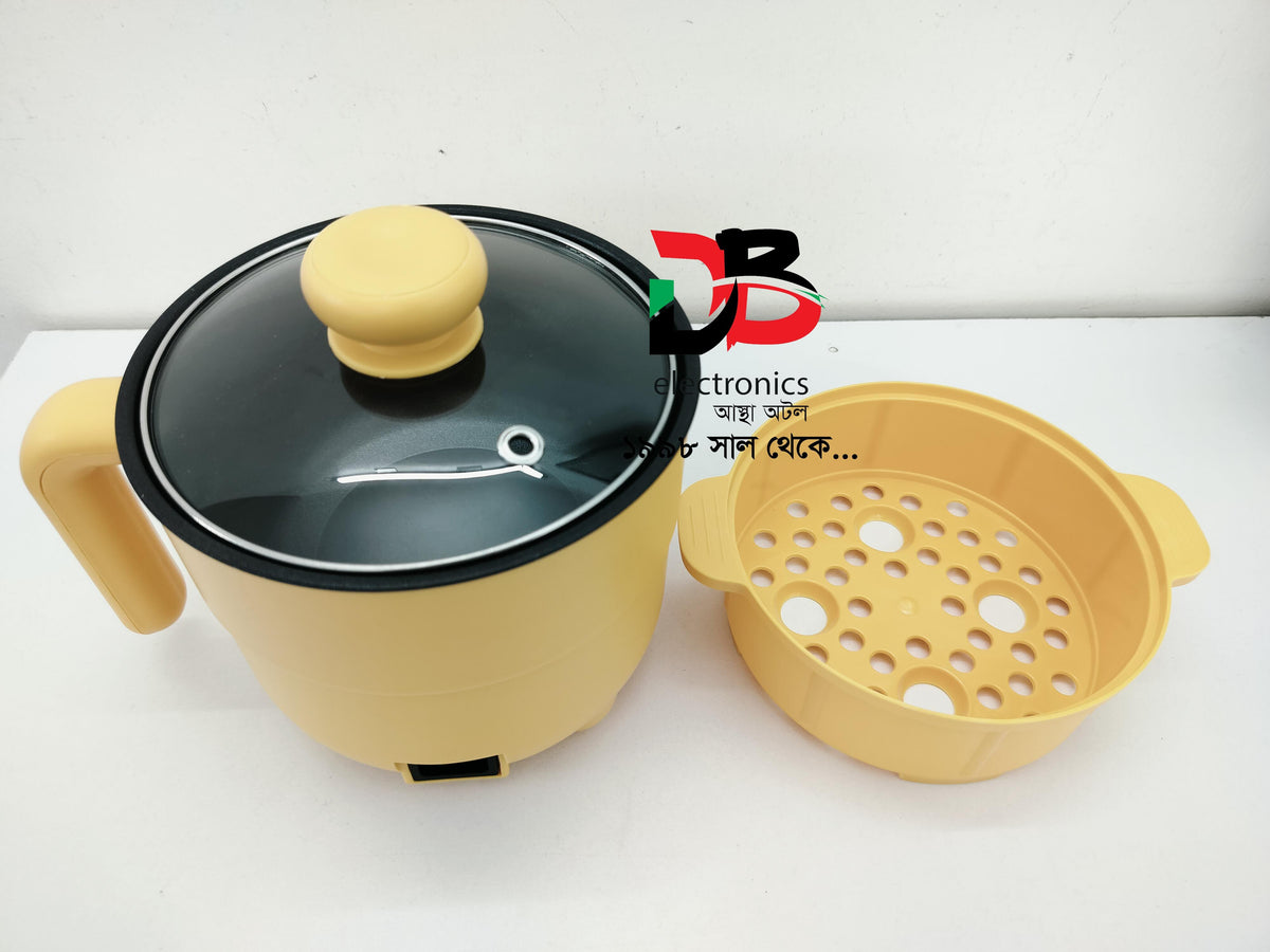 Multifunctional 900 Watt Electric Cooker Prestige  With Steamer 02L , Service Warranty 02 Years.