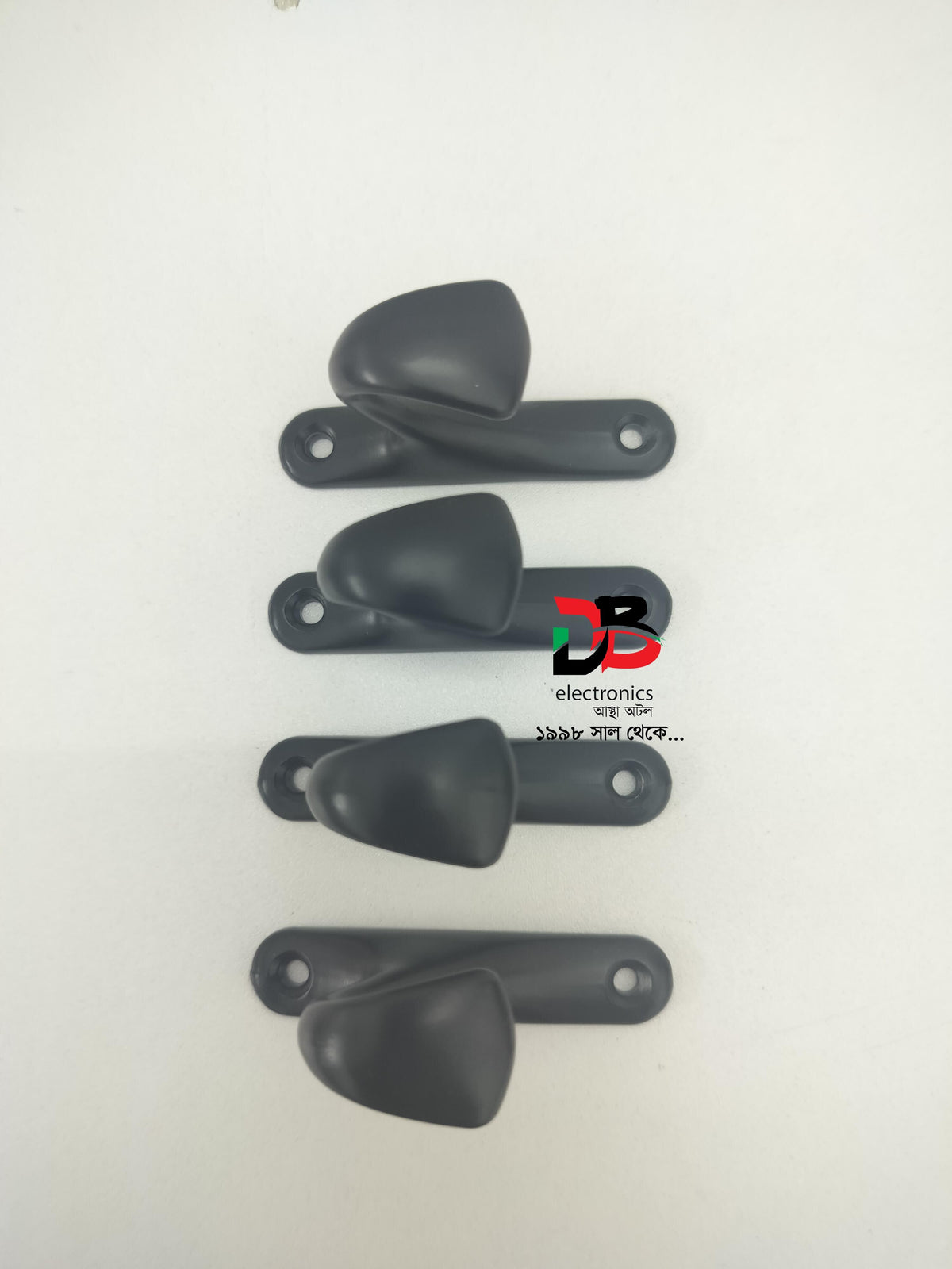 Stylish Wall Mounted Hooks Contemporary Metal Single Coat Hooks (4 Piece)