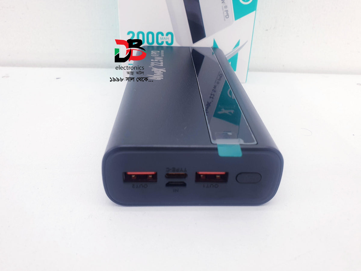 Power Bank MMAX MX-PB200 20000mAh | 22.5W Super Fast Charging | LED Display.