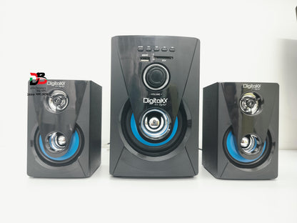 Speaker DigitalX X-L340BT 2.1CH Multimedia Speakers [W/ or W/O Bluetooth] (Warranty: 02 Years, Service waranty: 05 Years)