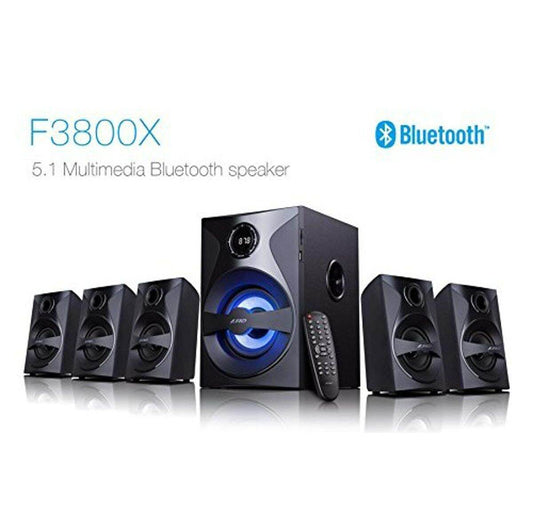 Speaker F&D F3800X 5.1 Bluetooth Home Theater. Warranty 2 Year & Service Warranty 5 Year.