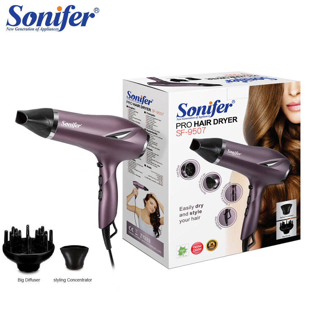 Hair Dryer Sonifer Pro Professional Motor1800 W SF-9509 Warranty: 01Year & Service Warranty: 03 Years.