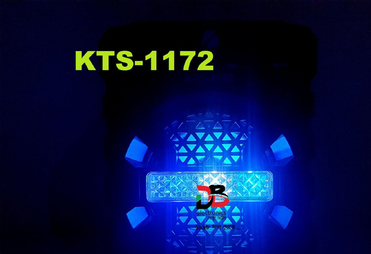 Wireless Bluetooth Speaker 3" KTS-1172 Speaker With Microphone System (Only Service Warranty: 02 Years)
