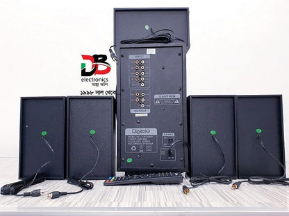 Speaker DigitalX X-M1008BT 5.1 Sound with LED Warranty: 02 Years & Service Warranty: 05 Years.
