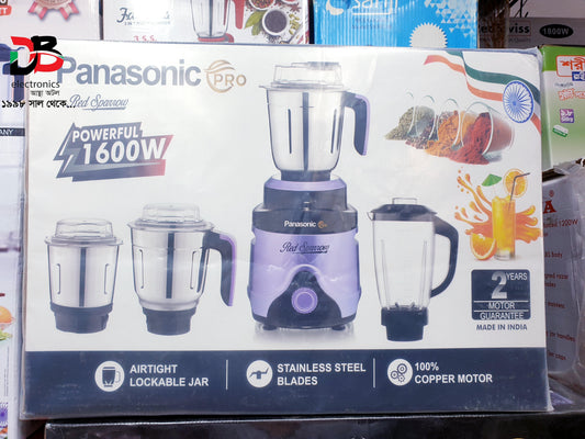 Blender Panasonic Pro Red Sparrow Blender & Mixer Grinder 1600W | 100% Copper Motor.