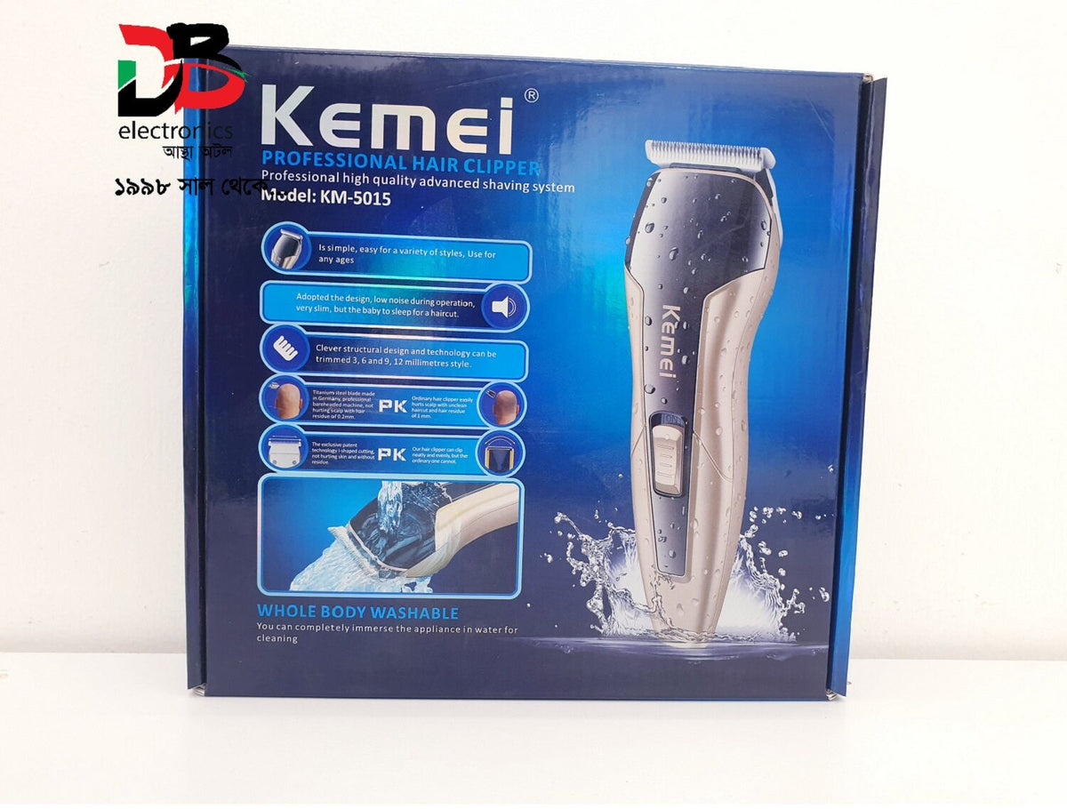 Trimmer Kemei KM-5015 Professional High Quality Washable Hair Clipper