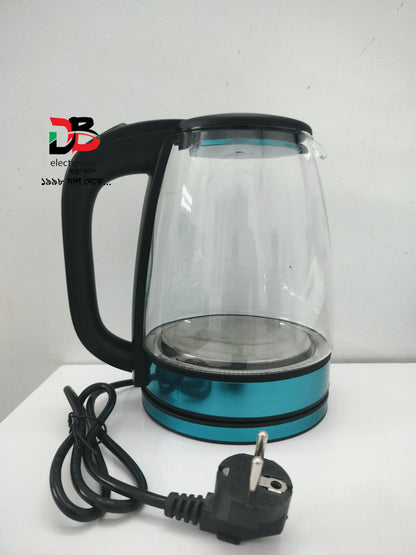 Electric Kettle Jaipaan ARE-015 2.0L Glass & Stainless Steel Cordless Kettle 1500W.