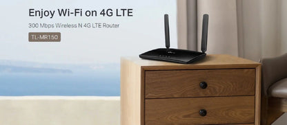Router TP-Link TL-MR150 300Mbps Sim Card Slot (Warranty: 02 Years, Service Warranty: 05 years)