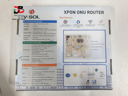 ONU Router V-SOL V2801RGV N300 Wi-Fi XPON | Dual Mode GPON/EPON | 2 High Gain Antennas.