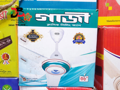Ceiling Fan Gazi Classic 36 & 56 Inch. Replacement Warranty: 05 Years & Warranty: 10 Years.