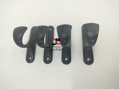 Stylish Wall Mounted Hooks Contemporary Metal Single Coat Hooks (4 Piece)