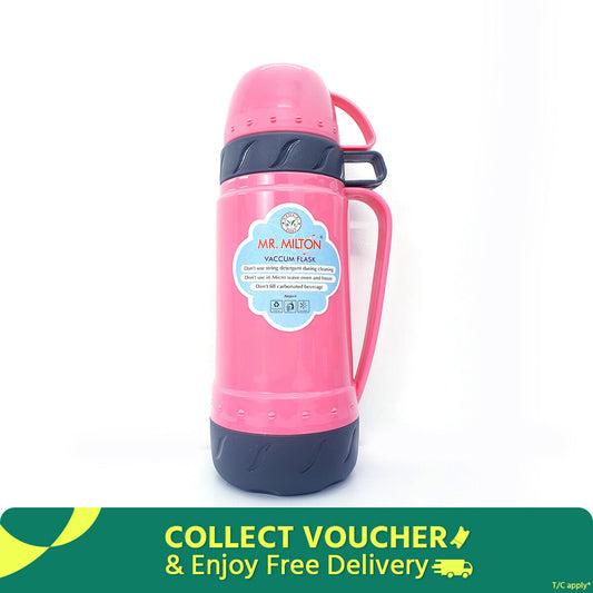 Vacuum Flask 1 Liter Mixed Color Printed